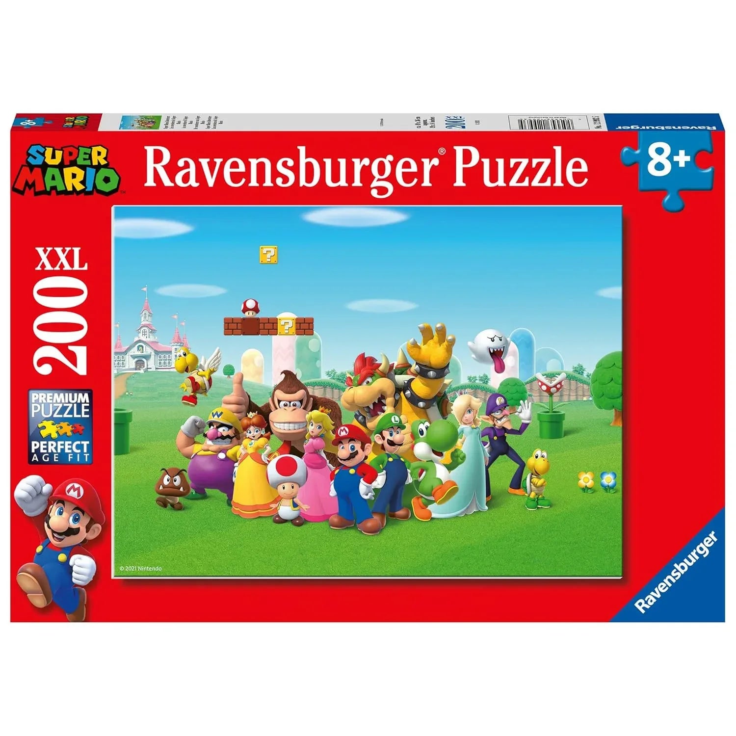 Ravensburger Children's Puzzle 200 XXL Pieces Nintendo Super Mario Adventure 200 Pieces - Gomix Brands Outlet